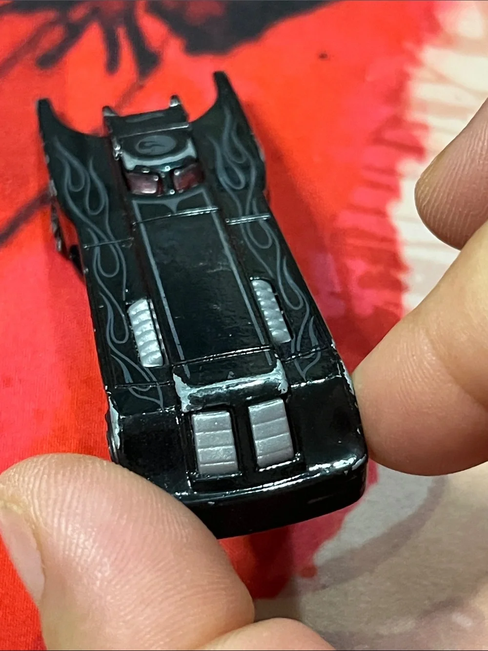 DC Comics Black Batmobile Styled Die-Cast Kids Vehicle